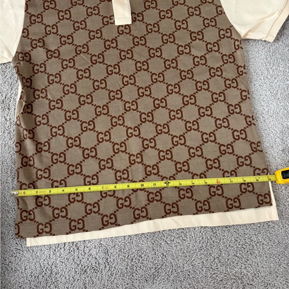 Gucci Jumbo Cotton/Silk Jacquard Polo - Size XS - Picture 8 of 10